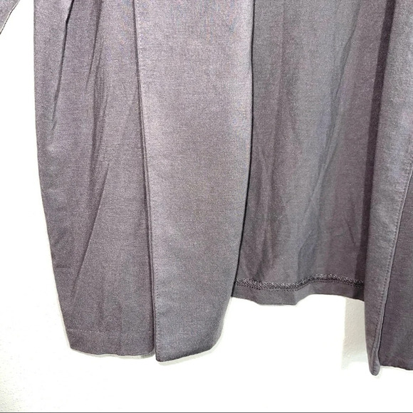 J. Crew 365 Gray Waterfall Open Front Lightweight Cardigan Medium Women’s - Picture 5 of 11